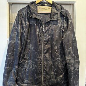 Burberry Brit Camouflage Print Windbreaker